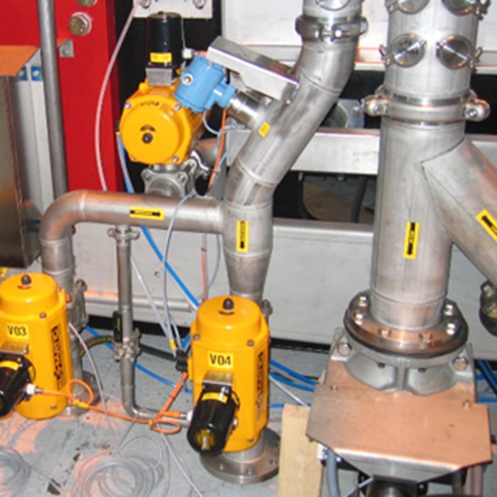 Actualización de la válvula de aire a presión del  filtro PF