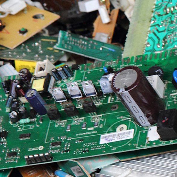 Recycling of electronic scrap