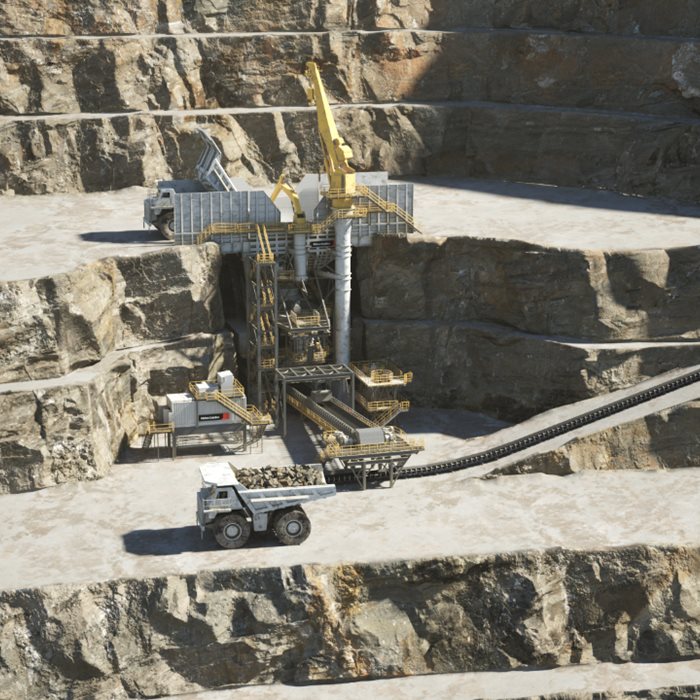 In-pit crushing: Reduce hauling-related energy use and CO2 emissions
