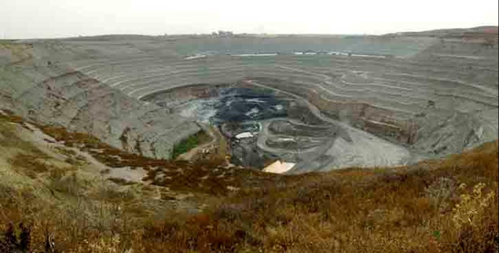 View at Cobre Las Cruces mine
