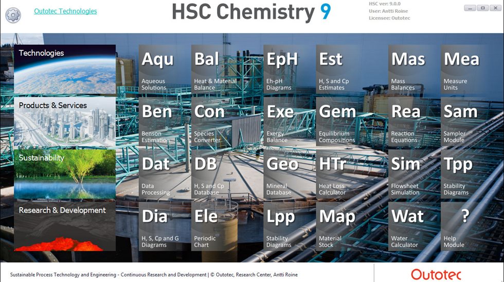 Outotec HSC Chemistry