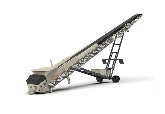 Nordtrack™ CW Series mobile wheel-mounted stacking conveyors. 