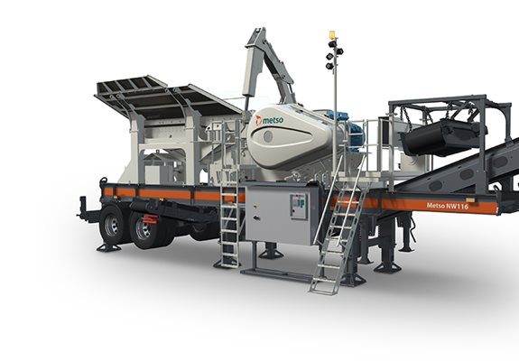 NW116™ Rapid portable jaw crusher