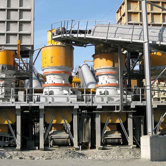 Nordberg® GP Series™ cone crushers are universally utilized in aggregates production, as well as in mining operations.