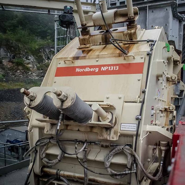 Nordberg® NP Series™ crushers consist of heavy rotor, wear resistant materials, and an optimal crusher chamber design.